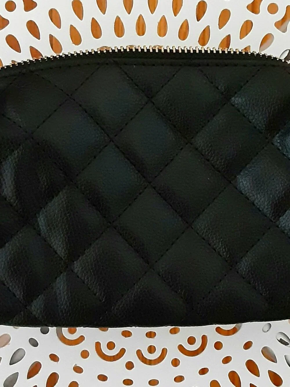 CHANEL Makeup Quilted Leatherette Cosmetic Bag - NWT